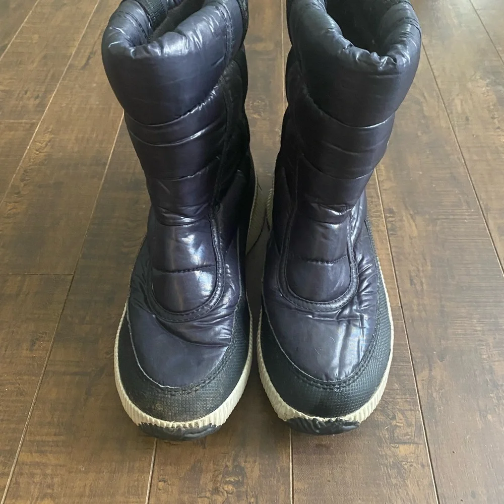 Sorel Out and About Puffy navy waterproof boots - Picture 3 of 10